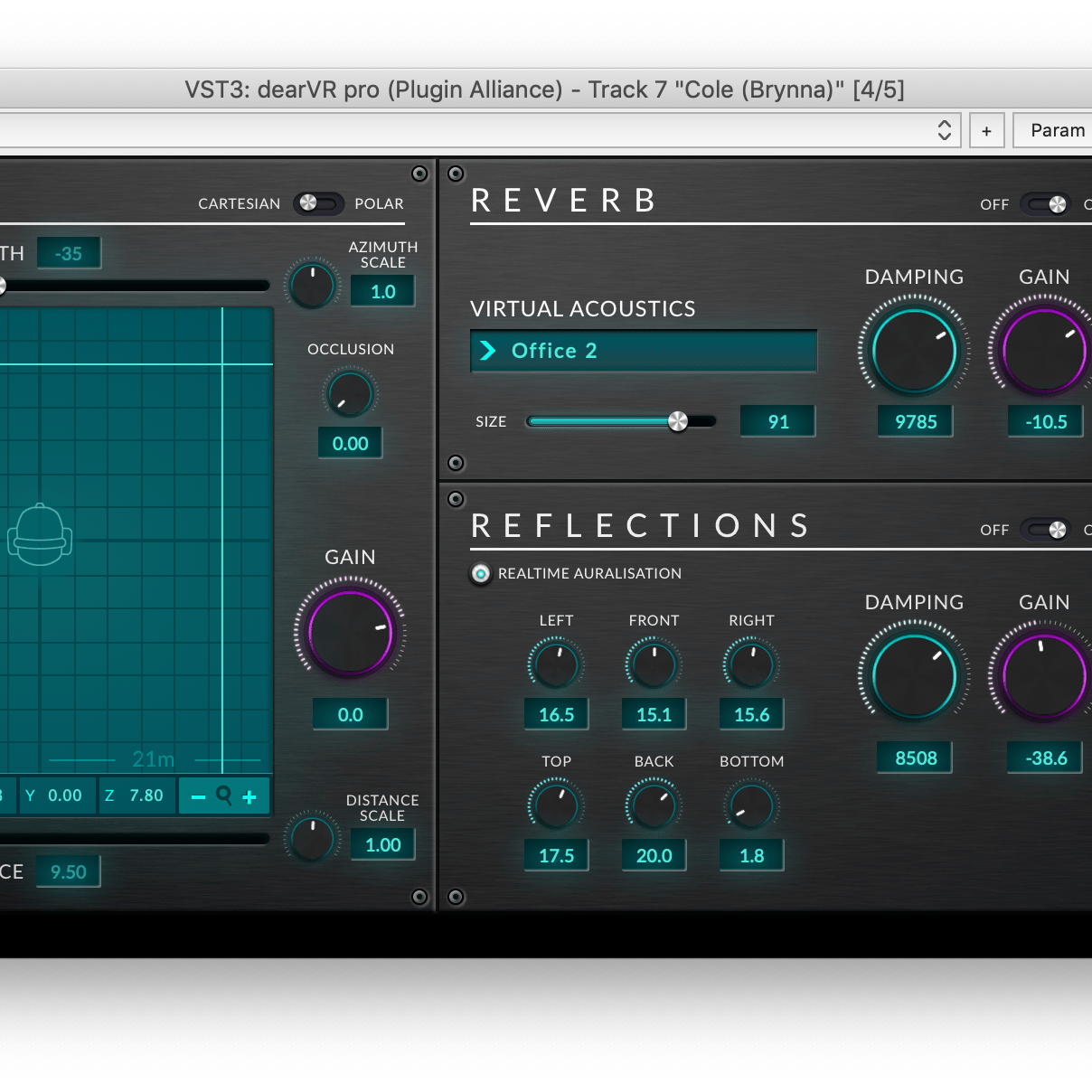 dearVR PRO plugin window